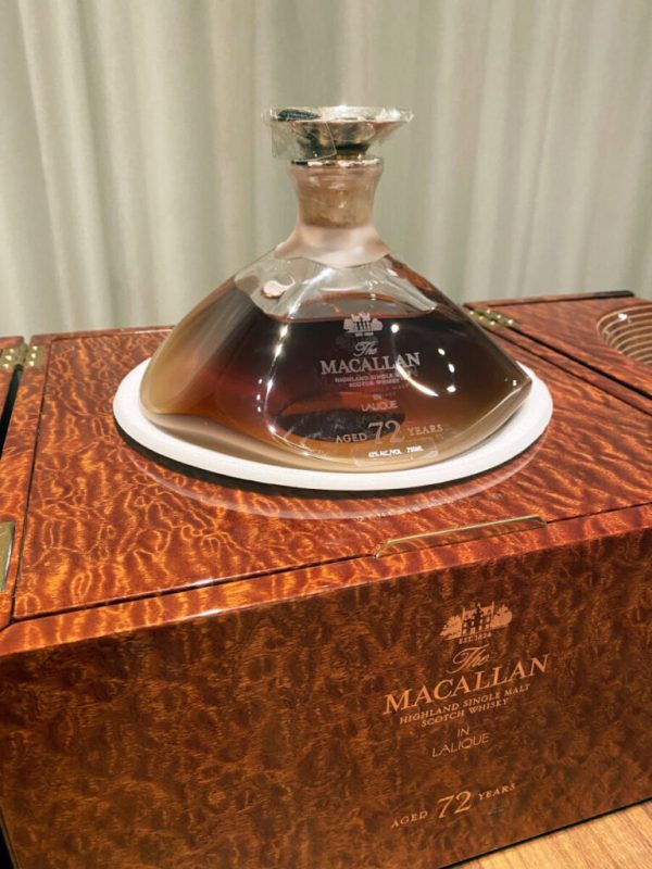 genesis lalique 72 year old single malt scotch whisky 750m
