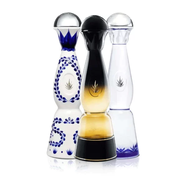 Clase azul reposado plata & gold tequila bundle, This bottle masterfully features a combination of glass and ceramic. contact us.